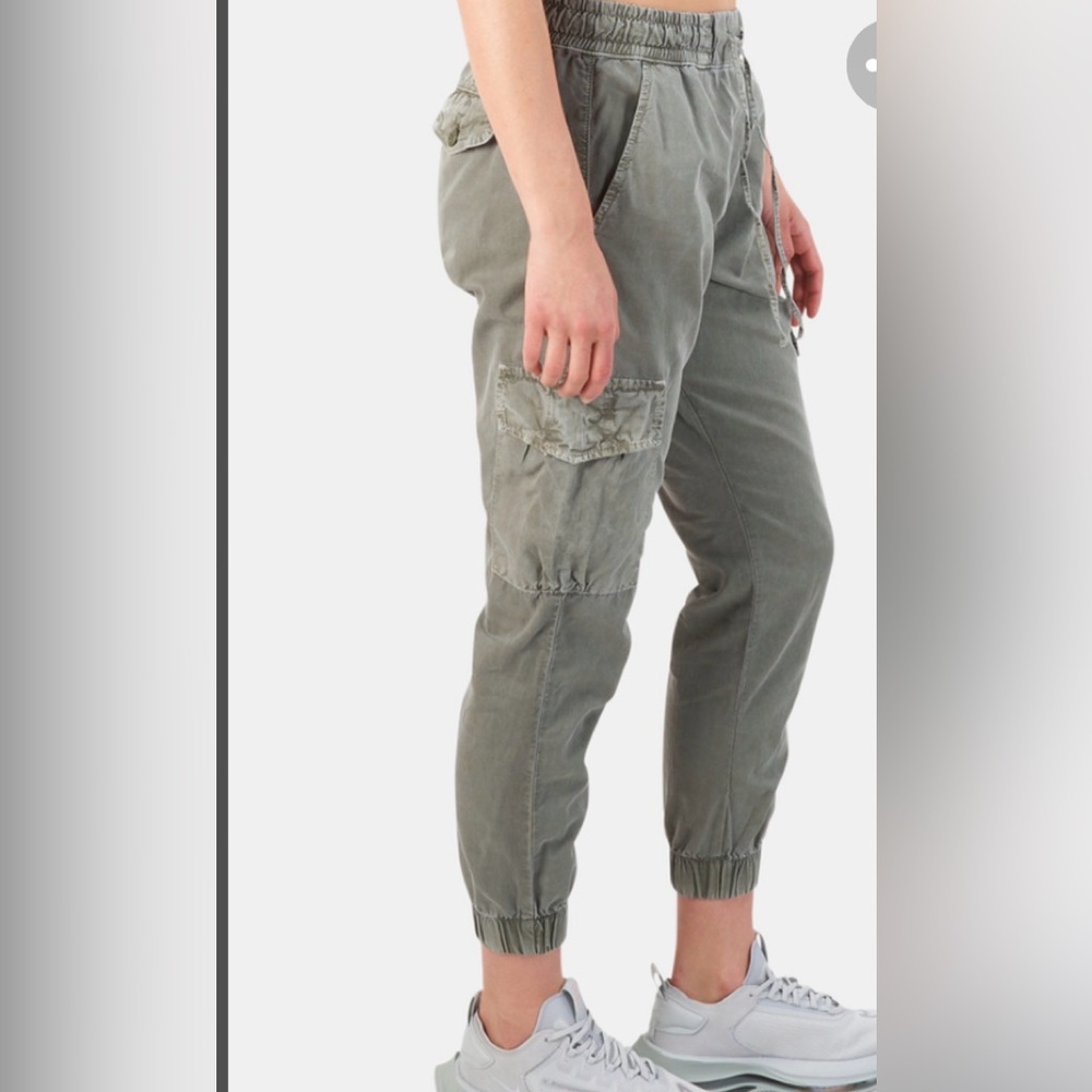 NSF grey Johnny slim cargo joggers 100% cotton sz L $195
